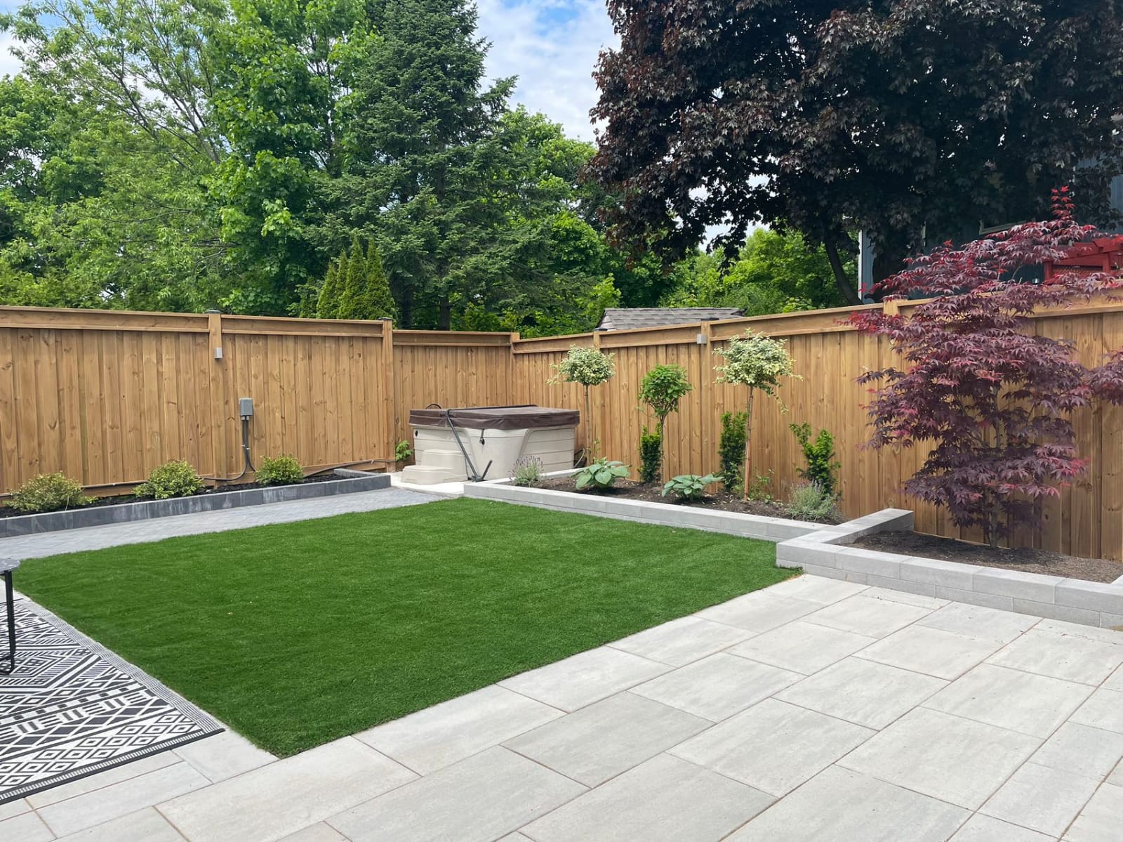 Interlock patio and walkway project